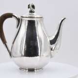 Denmark. SILVER COFFEE SET WITH MARTELLEE SURFACE AND VEGETABLE FINIALS - photo 6
