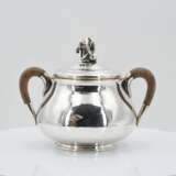 Denmark. SILVER COFFEE SET WITH MARTELLEE SURFACE AND VEGETABLE FINIALS - photo 12
