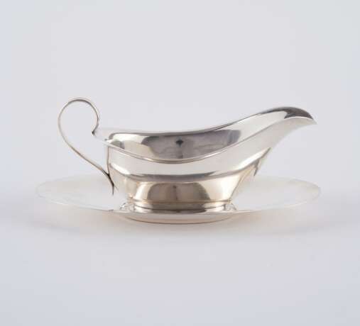 SAUCIERE WITH STAND, CUP & TRIVET ART DECO - фото 11