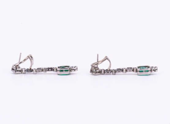 Emerald-Diamond-Ear Jewellery - фото 2