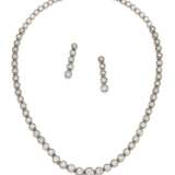 Diamond-Set: Necklace and Ear Jewellery - photo 1