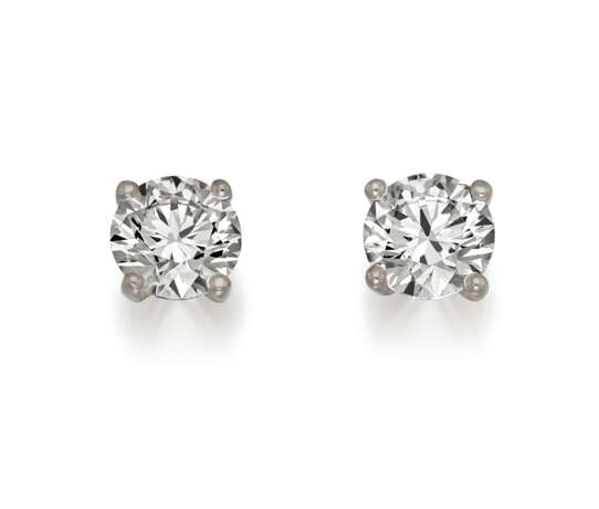 Solitaire-Ear Studs - фото 1