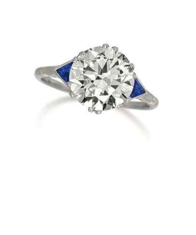 Diamond-Sapphire-Ring - photo 1