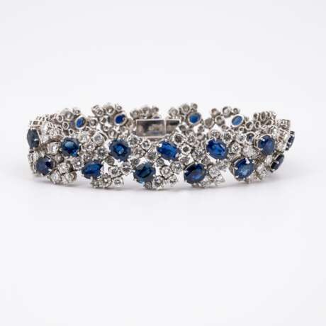 Sapphire-Diamond-Bracelet - photo 2