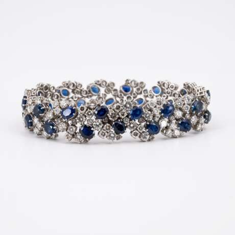 Sapphire-Diamond-Bracelet - photo 3