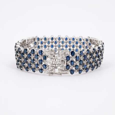 Saphir-Diamant-Armband - Foto 3