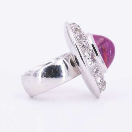 Sapphire-Diamond-Ring - photo 4