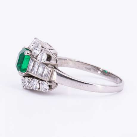 Smaragd-Diamant-Ring - Foto 5