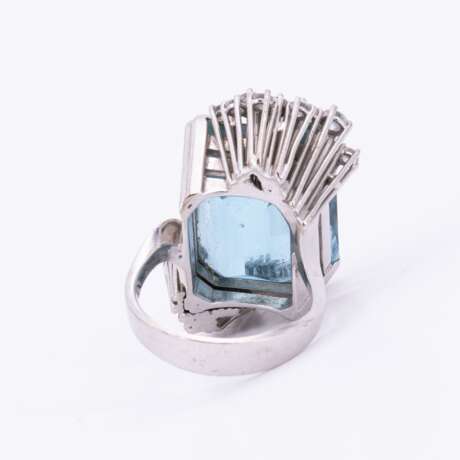Aquamarine-Diamond-Ring - photo 3