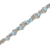 Aquamarin-Diamant-Armband - Foto 1
