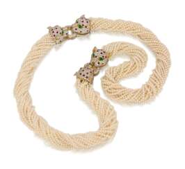 Seed-Pearl-Diamond-Gemstone-Necklace