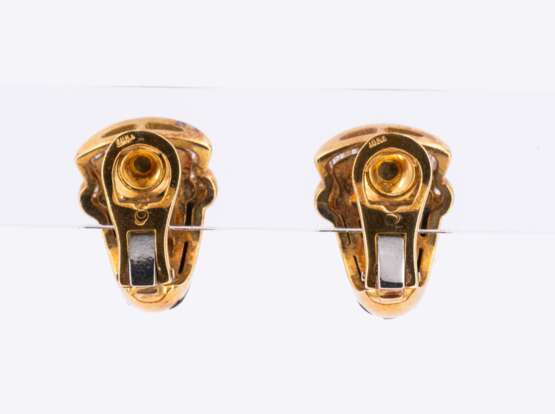 Enamel-Diamond-Set: Necklace, Ring and Ear Studs - photo 10