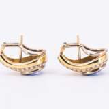 Sapphir-Diamond-Ear-Stud-Clips - photo 2