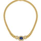 Sapphire-Diamond-Necklace - photo 1