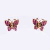 Ruby-Diamond-Ear-Studs - photo 3