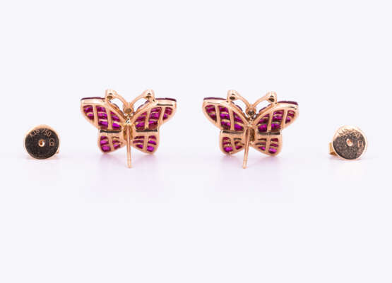 Ruby-Diamond-Ear-Studs - photo 4