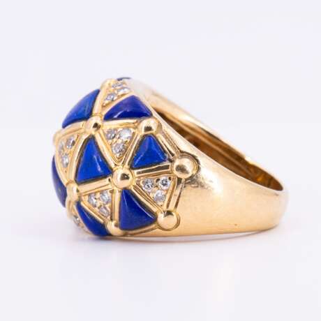 Van Cleef & Arpels. Crowned-Lapis-Lazuli-Diamond-Ring - фото 2