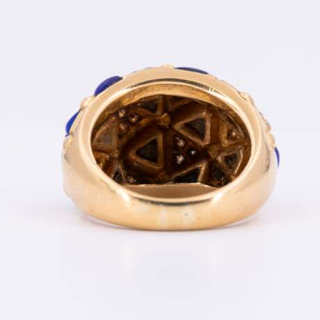 Van Cleef & Arpels. Crowned-Lapis-Lazuli-Diamond-Ring - фото 3
