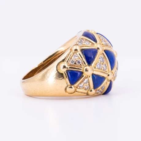 Van Cleef & Arpels. Crowned-Lapis-Lazuli-Diamond-Ring - фото 4