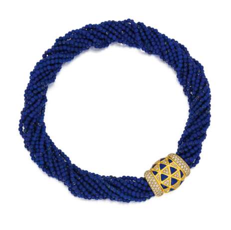 Van Cleef & Arpels. Lapis-Lazuli-Diamond-Necklace - фото 1