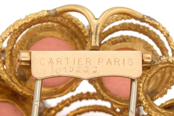 Cartier. Coral-Diamond-Brooch - фото 5