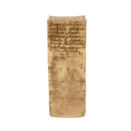 EINZELSTÜCK Handgeschriebenes Reisetagebuch mit Federzeichnungen, 1675 - - фото 5