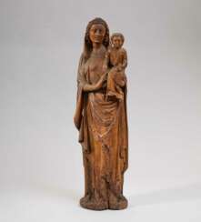 French School. Madonna with Enfant Christ