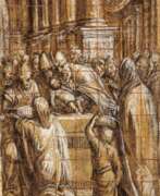 Watercolours. Hans Mielich. The Presentation of Christ in the Temple