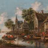 Thomas Heeremans. Dutch Town with Ferry Harbour - photo 1