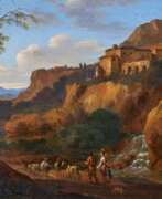 Корнелис ван Пуленбюрг. Cornelis van Poelenburgh. Italian Landscape near Tivoli