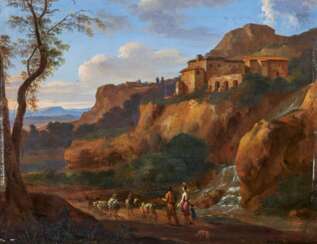 Cornelis van Poelenburgh. Italian Landscape near Tivoli