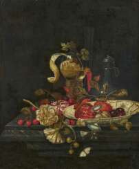 Jacob Rotius. Still Life with Fruits, Glass and a Chinese Bowl