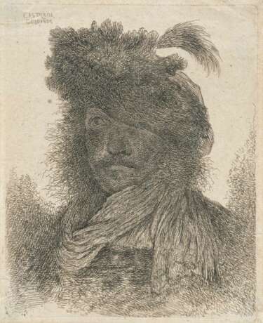 Giovanni Benedetto Castiglione. Four Etchings: Heads of Prophets - photo 5