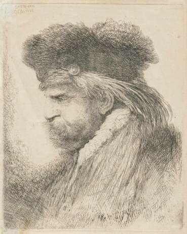 Giovanni Benedetto Castiglione. Four Etchings: Heads of Prophets - photo 11