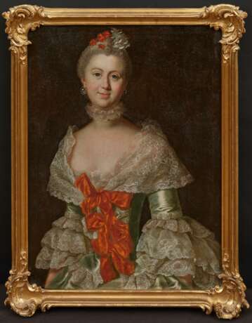 Barbara Rosina von Lisiewska. Portrait of a Young Missus of Tschirschky-Bögendorff - фото 2