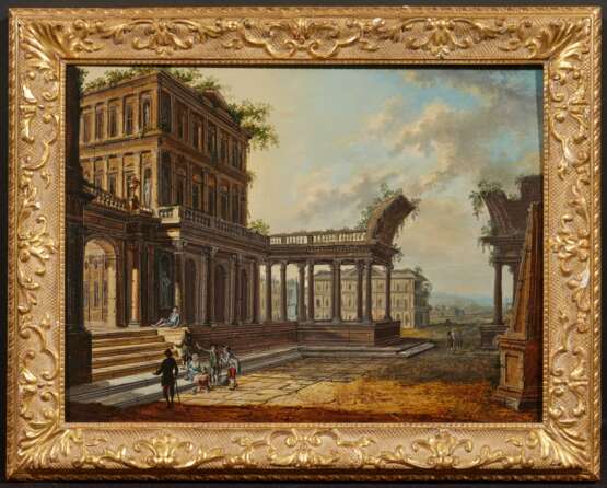 Christian Stöcklin. Architecture Capriccio with View of a Palace - photo 2