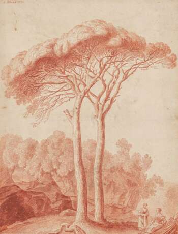 Jakob Philipp Hackert. Two Pine Trees Near Albano - фото 1