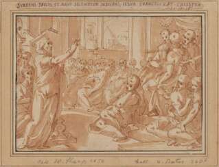 Giovanni Guerra. St Paul Preaches to the Jews in Antioch in Pisidia