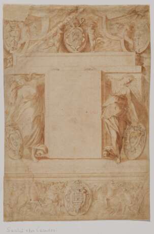 Andrea Camassei. Decoration Project with the Crest of the Barberini Family - photo 2