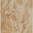 Giovanni Francesco Guerrieri. St Catherine in front of the Pope (?) - Marchandises aux enchères