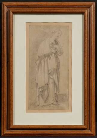 Lorenzo de Ferrari. Study of a Standing Figure (The Virgin of the Annunciation) - photo 2