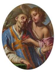 Girolamo Troppa. Der heilige Filippo Neri wird von einem Engel getröstet