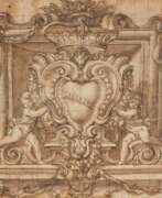Domenico Piola. Domenico I Piola. Decorative Motif with Putti Holding a Crest