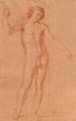 Giuseppe Bottani. Study of a Standing Male Nude