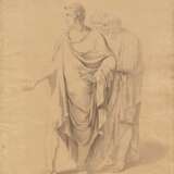Vincenzo Camussini. Study of Three Standing Male Figures - фото 1