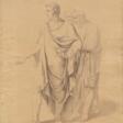 Vincenzo Camussini. Study of Three Standing Male Figures - Auction prices