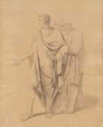 Vincenzo Camuccini. Vincenzo Camussini. Study of Three Standing Male Figures