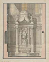 Santino Fortunato Tagliafico. Entwurf für einen Altar