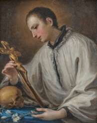 Mariano Rossi. Porträt des heiligen Luigi Gonzaga bei der Meditation