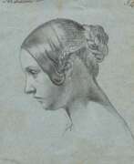 Джузеппе Сабателли. Giuseppe Sabatelli. Head of a Woman